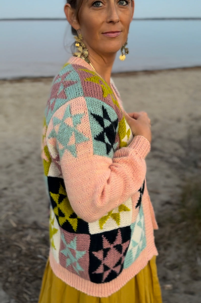 Heirloom Quilt Cardigan – The Mermaid's Purl