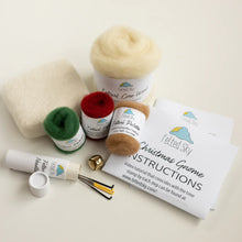 Load image into Gallery viewer, Christmas Gnome Mini Needle Felting Kit
