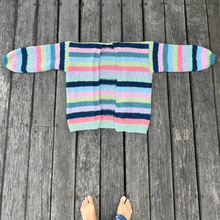 Load image into Gallery viewer, Super Simple Striped Cardigan Pattern