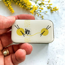 Load image into Gallery viewer, Yarn Ball stitch marker tin