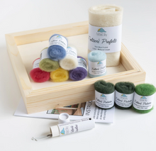 Load image into Gallery viewer, Flower Fields Needle Felting Kit