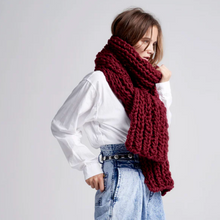 Load image into Gallery viewer, Ribbed Beanie & Scarf
