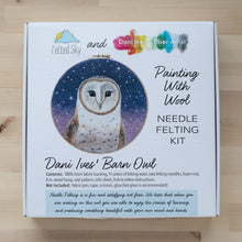 Load image into Gallery viewer, Dani Ives' Barn Owl Needle Felting Kit
