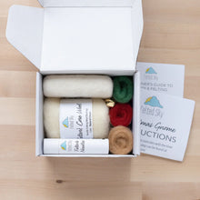 Load image into Gallery viewer, Christmas Gnome Mini Needle Felting Kit