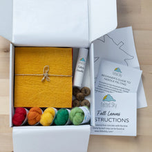 Load image into Gallery viewer, Fall Leaves & Acorns Needle Felting Kit