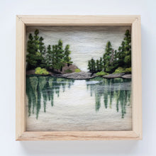 Load image into Gallery viewer, Lake Reflections Needle Felting Kit