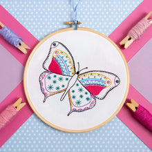 Load image into Gallery viewer, Butterfly Embroidery Kit DIY