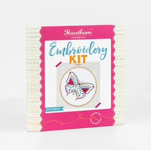 Load image into Gallery viewer, Butterfly Embroidery Kit DIY