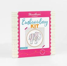 Load image into Gallery viewer, Elephant Embroidery Kit DIY
