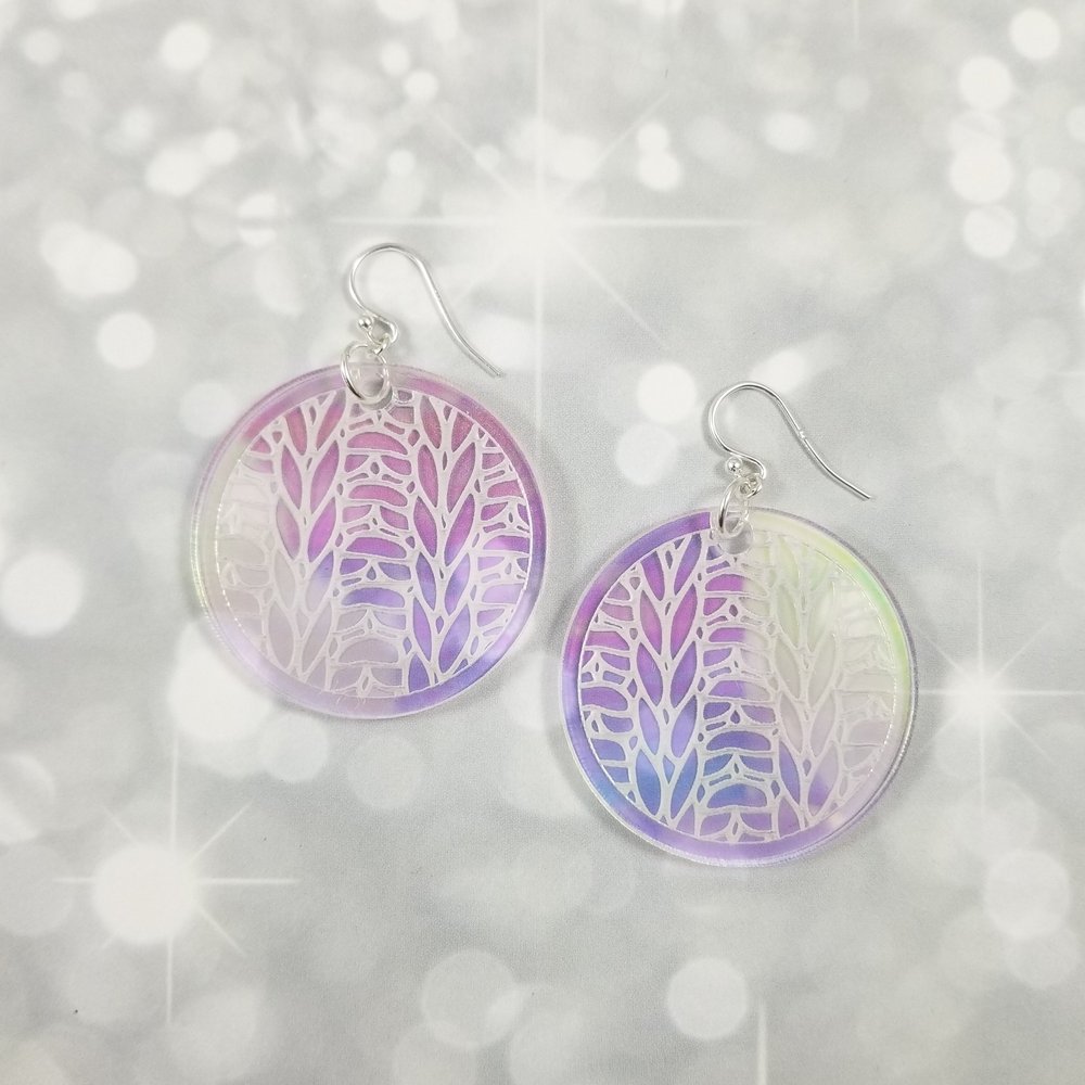 Enamel Knit Earrings – The Mermaid's Purl