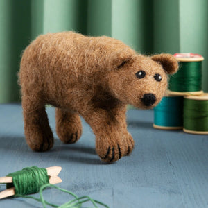 Grizzly Bear Needle Felting Kit DIY