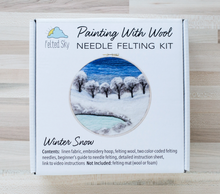 Load image into Gallery viewer, Winter Snow Felting Kit