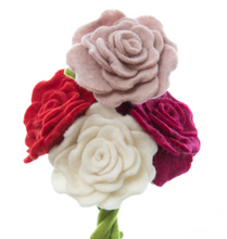 Load image into Gallery viewer, Felted Blooming Rose