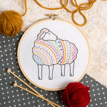 Load image into Gallery viewer, Sheep Embroidery Kit DIY