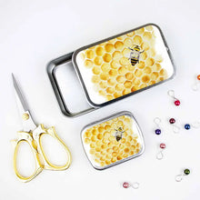 Load image into Gallery viewer, Honey Bee Stitch Marker Tin