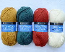 Load image into Gallery viewer, Sharon's Glamping Blanket Kits in Ultra Wool Chunky