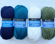 Load image into Gallery viewer, Sharon's Glamping Blanket Kits in Ultra Wool Chunky