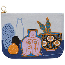 Load image into Gallery viewer, Still Life Large Zipper Pouch
