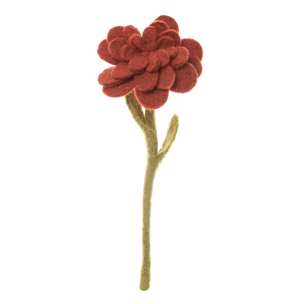 Felted Zinnia