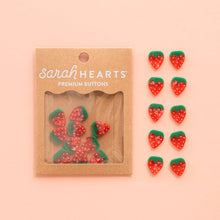 Load image into Gallery viewer, Sarah Hearts 5/8" Buttons
