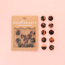 Load image into Gallery viewer, Sarah Hearts 5/8" Buttons
