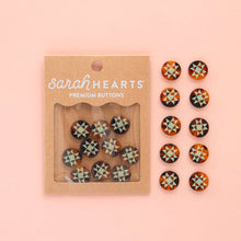 Load image into Gallery viewer, Sarah Hearts 5/8" Buttons
