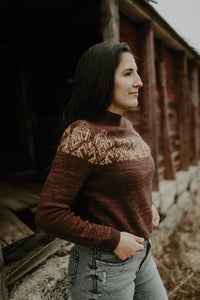PomPom 46 : Autumn 2023 with Guest Editor Candace English of Farmer's Daughter Fibers