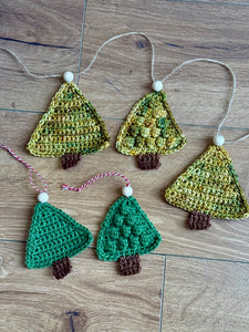 Crochet Christmas Trees