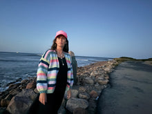 Load image into Gallery viewer, Super Simple Striped Cardigan Pattern

