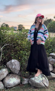 Super Simple Striped Cardigan Pattern