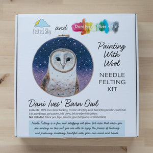 Dani Ives' Barn Owl Needle Felting Kit