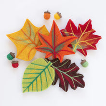 Load image into Gallery viewer, Fall Leaves &amp; Acorns Needle Felting Kit
