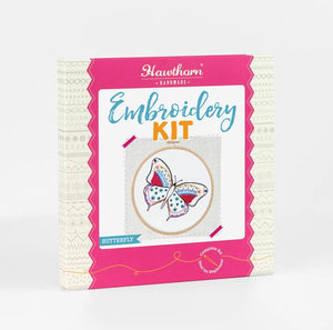 Butterfly Embroidery Kit DIY