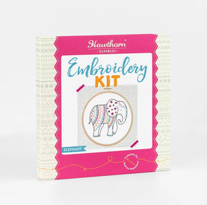 Elephant Embroidery Kit DIY