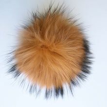 Load image into Gallery viewer, raccoon fur pompoms
