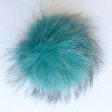 Load image into Gallery viewer, raccoon fur pompoms
