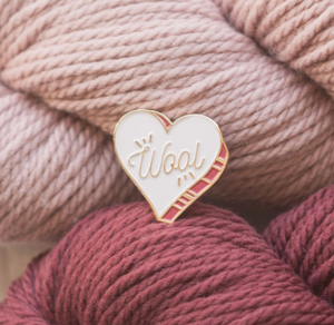 Wool Heart Pin