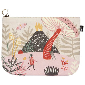 Large zip pouch Far and Away