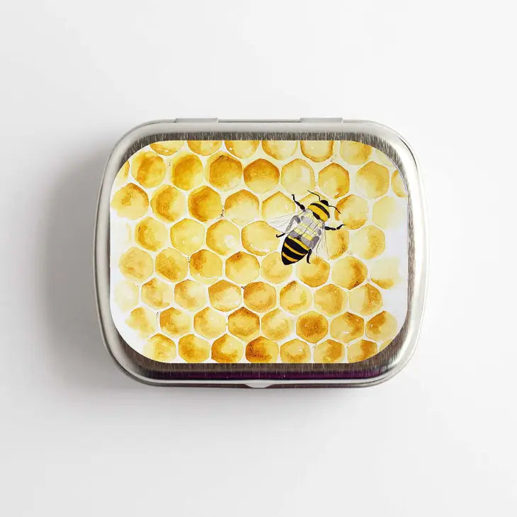 Honey Bee Stitch Marker Tin