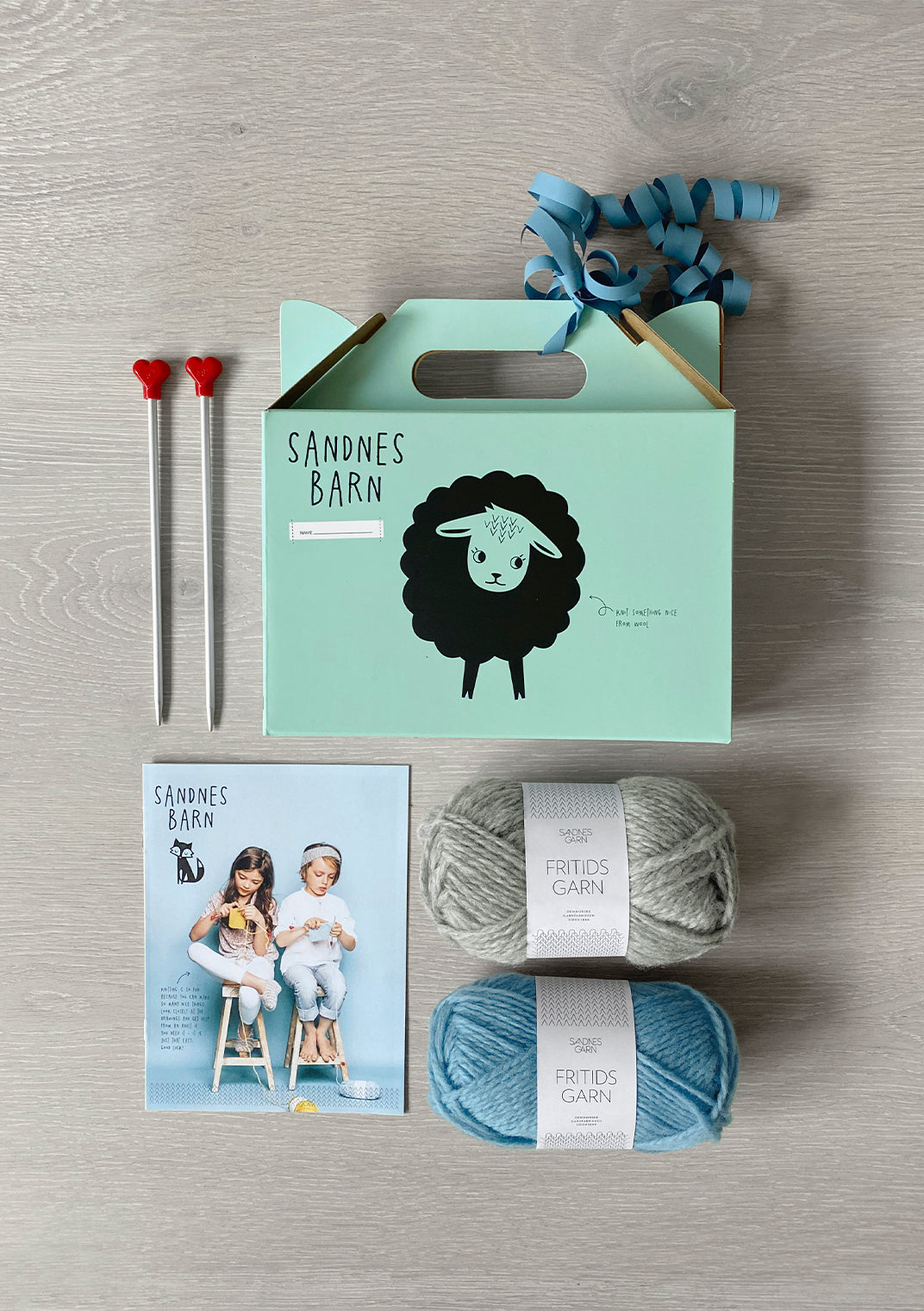 Sandnes Garn Kit's Learn to Knit Kit