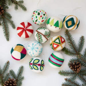 Felted Ornament Party