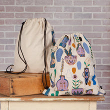 Load image into Gallery viewer, Still Life Drawstring Cinch Backpack
