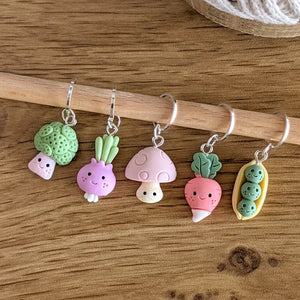 Vegetables Stitch Markers